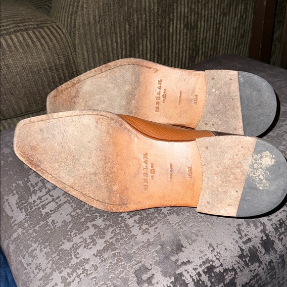 Mezlan monk strap leather loafers sz 11.5 - Picture 4 of 4